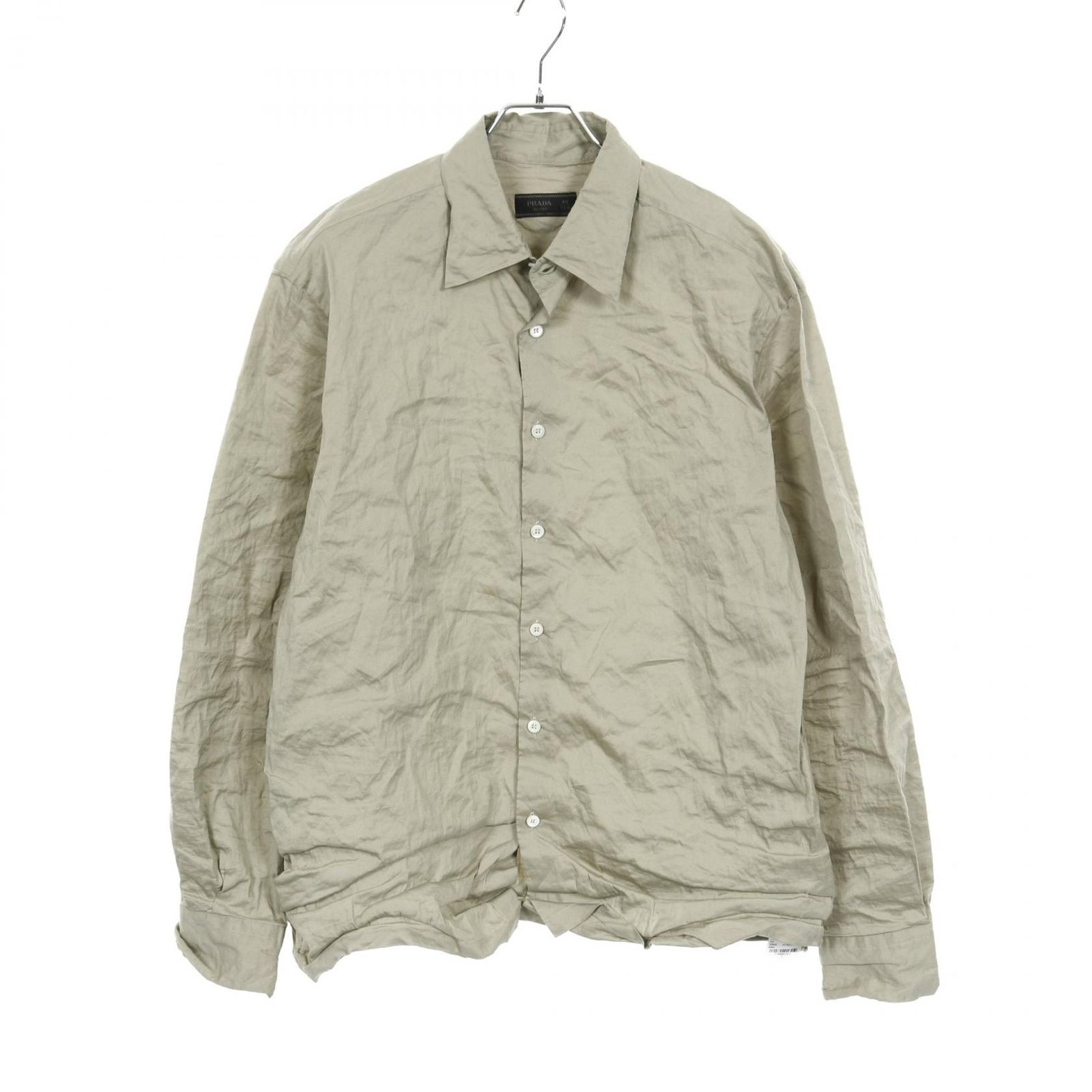 プラダ PRADA SC693 コットン シャツ メンズ Used B