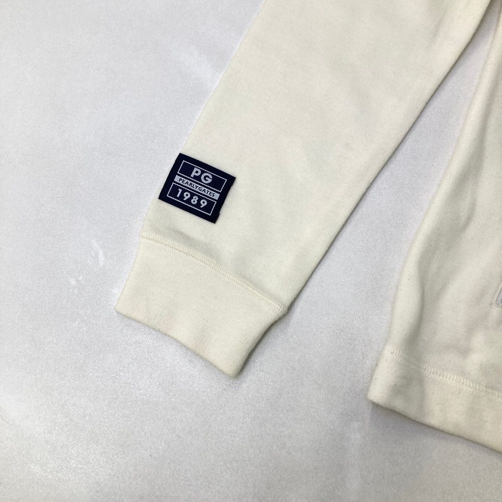 サイズ：0 PEARLY GATES パーリーゲイツ ジップジャケット ワッペン