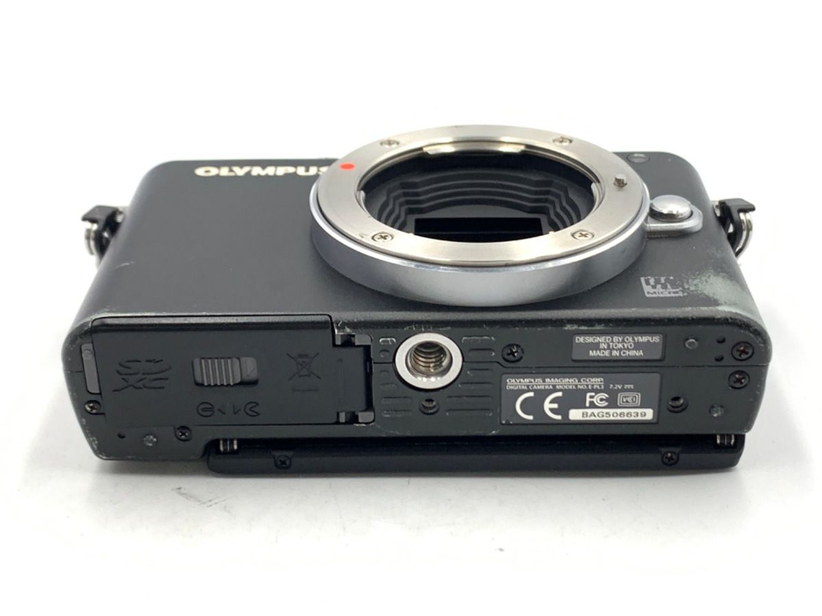  品 オリンパス PEN Lite E PL 3 ボディ ブラック ミラーレス一眼 デジタルカメラ