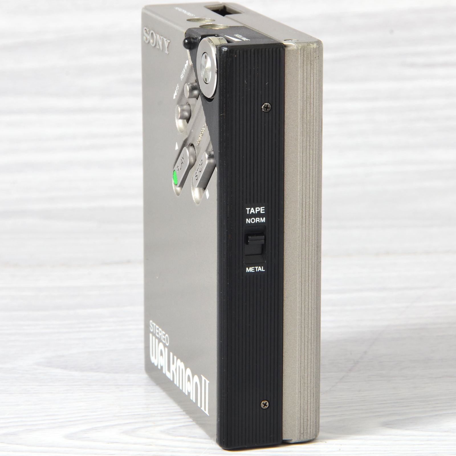 SONY WALKMAN WM-2 カセットウォークマン シルバー 整備済 TY388