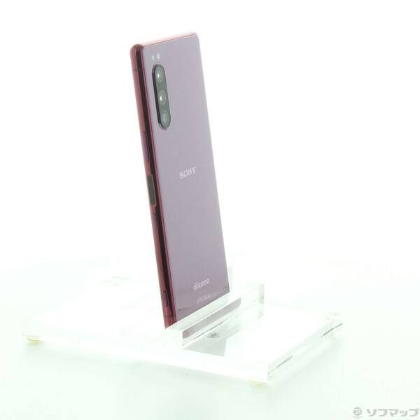 品〕 Xperia 5 64GB レッド SO-01M 人気 docomo【297】