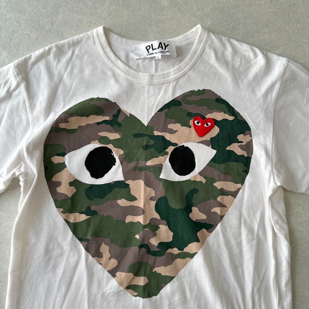 PLAY COMME des GARCONS Tシャツ カモフラハート XLの通販 by PLAY