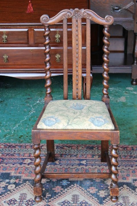 在庫一掃 イギリス アンティーク家具 ダイニングチェア アンティークチェア ツイストレッグ 椅子 チェア 英国製 mh-1218-1