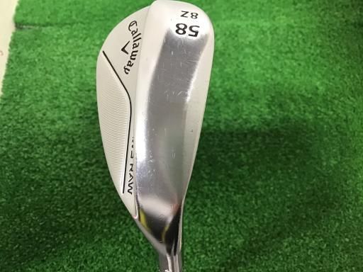 キャロウェイ JAWS RAW クロムメッキ 58° 08° Z ウェッジ WG 特注シャフト フレックスS メンズ 男性用 右利き 右用 Cランク ゴルフクラブ