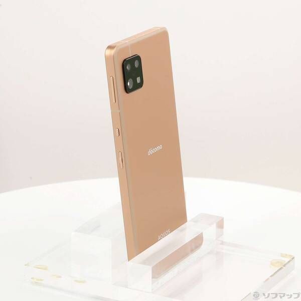 品〕 AQUOS sense6 64GB ライトカッパー SH-54B docomo SIMフリー【344】