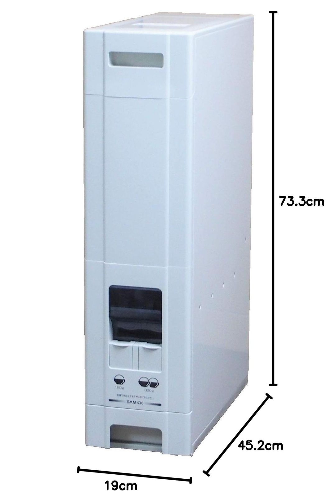 SAMICK 無洗米兼用コンパクトライスボックス 米びつ 32 kg RB 130 2