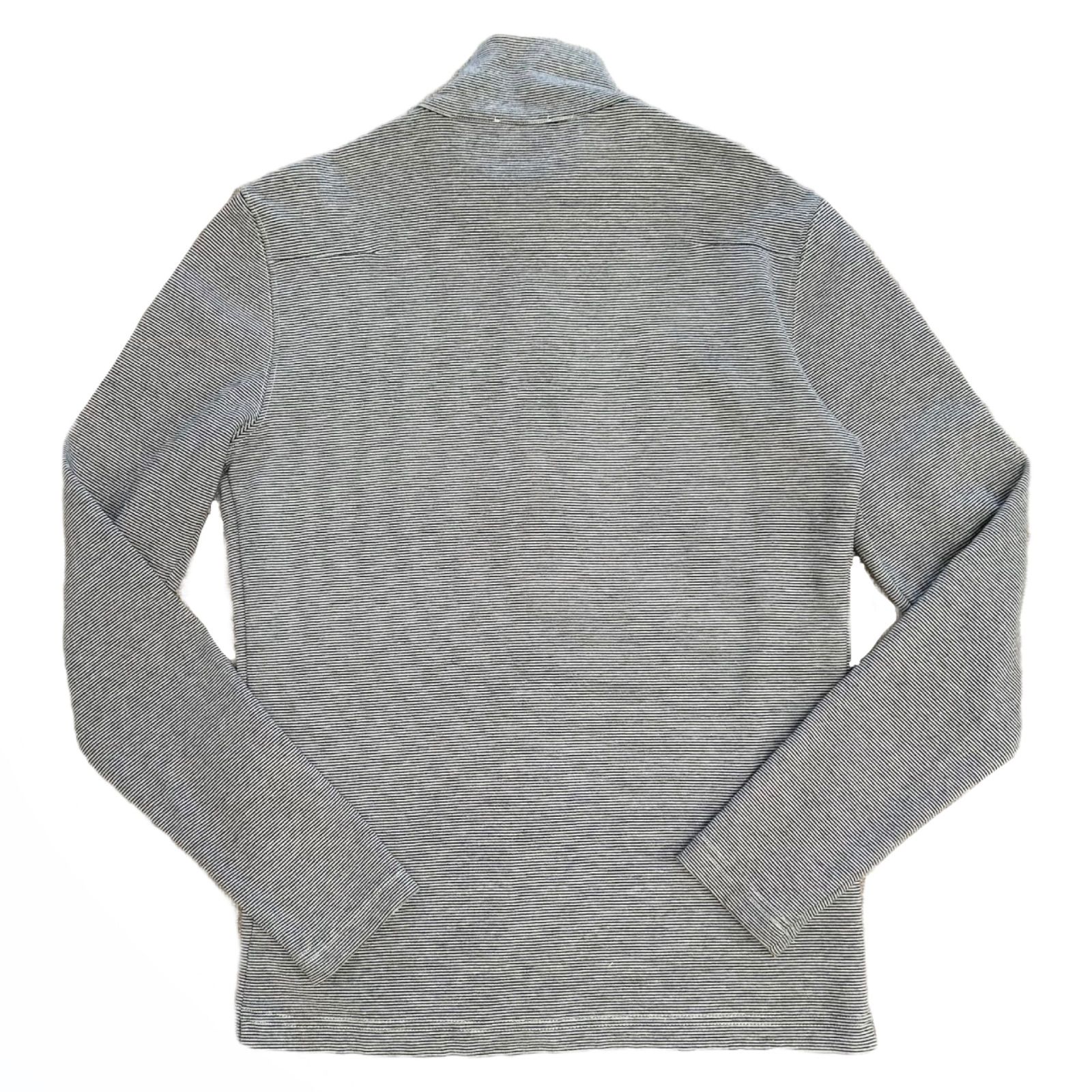 Dior ディオール ボーダー ジップアップ スウェット エディ期 46 メンズ 長袖