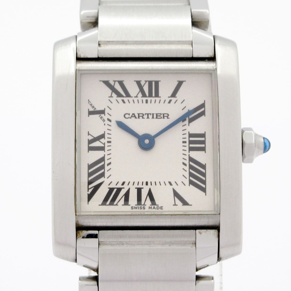 Cartier カルティエ 腕時計 タンクフランセーズSM W51008Q3 レディース SS アイボリー
