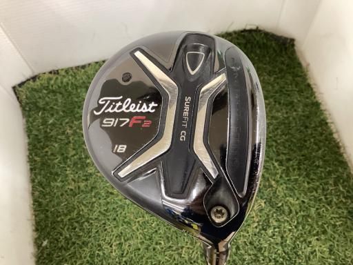 タイトリスト　917 フェアウェイウッド　中古品 中古】 タイトリスト 917 F2 18° フェアウェイウッド FW Tour AD TP-6