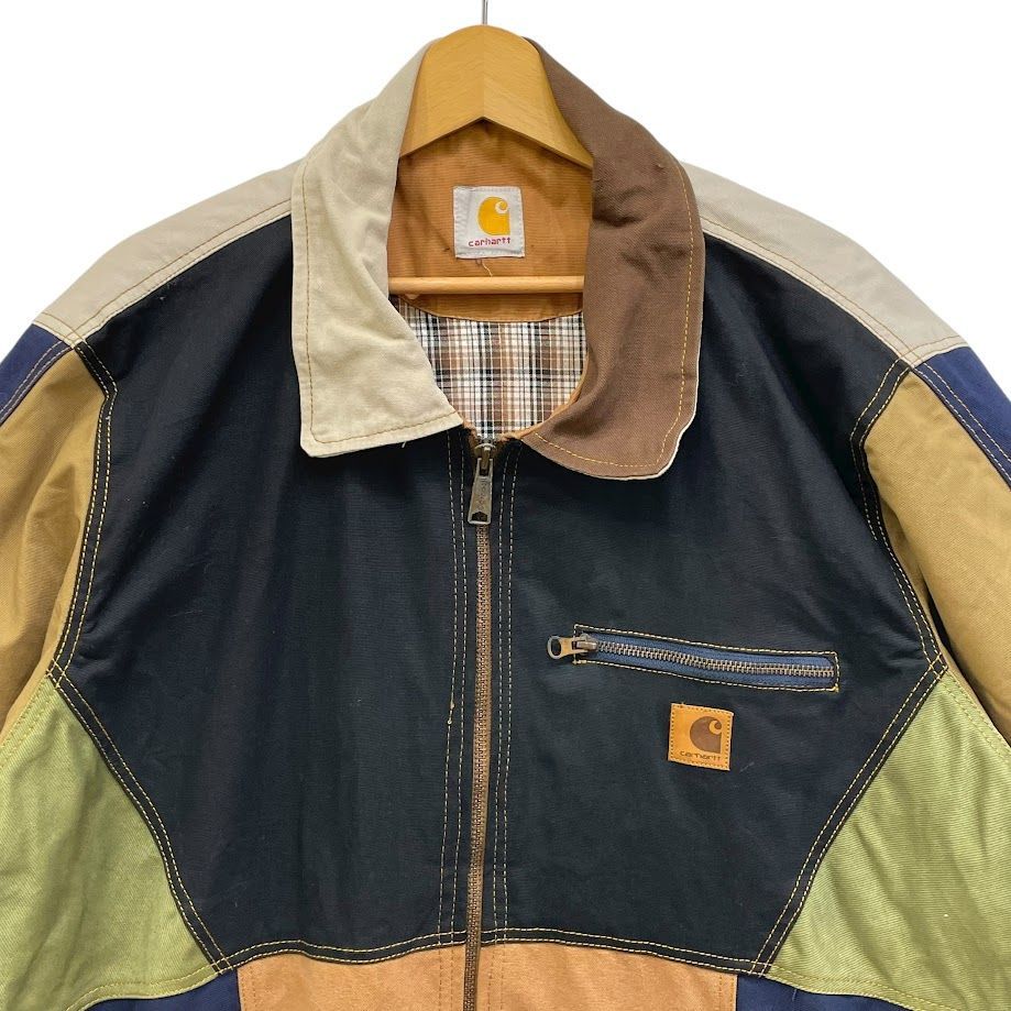 Carhart カーハート アウター ダック地 ダックジャケットアクティブジャケット リメイク ベージュ ブラック