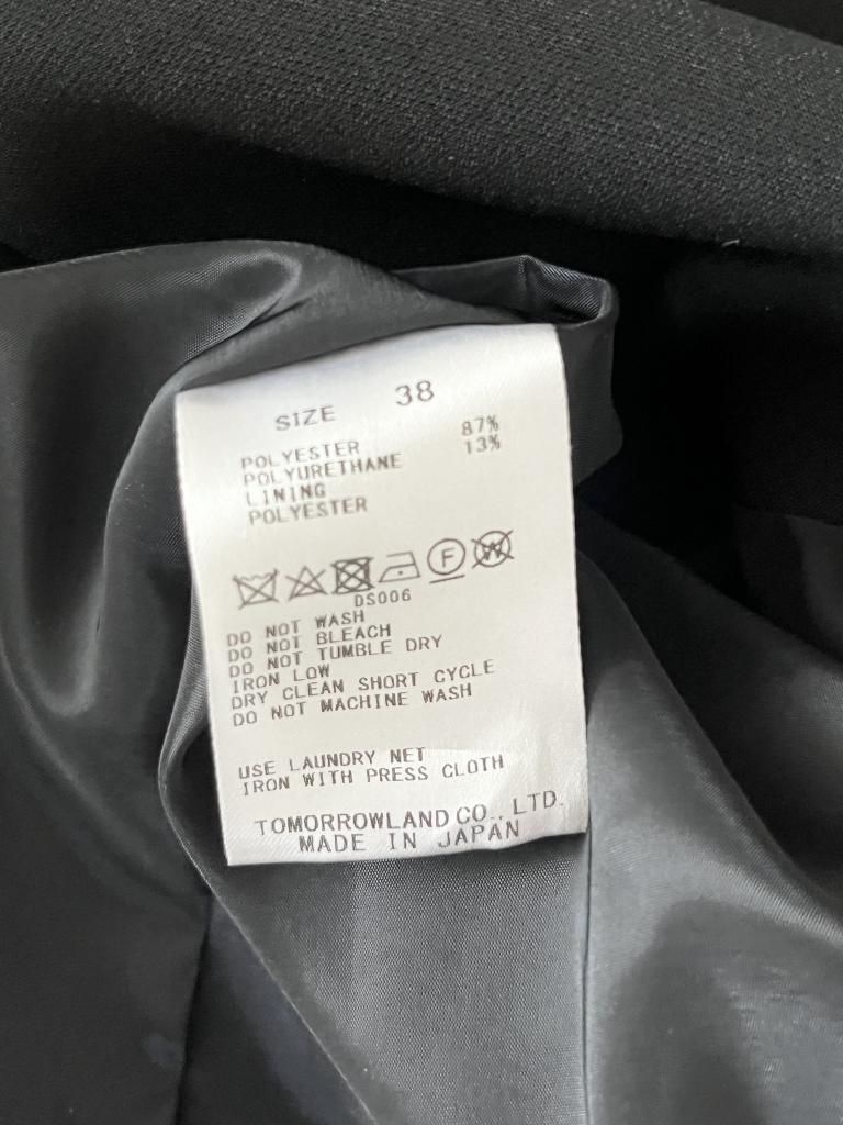 BALLSEY ボールジィ トゥモローランド取扱い ドライダブルクロスダブルブレストジャケット ジャケット Lサイズ 38 ブラック 裏地あり 製 み 6459344 GULLKHAN_COM