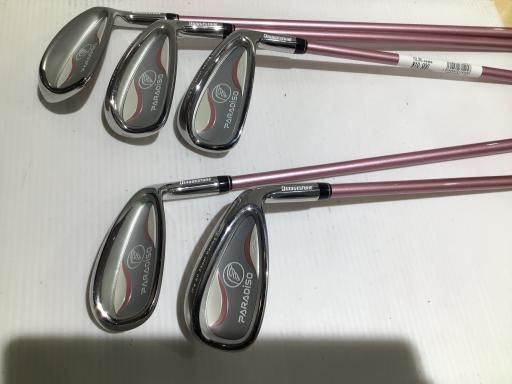 ブリヂストン Paradiso CL 2009 5 S レディース アイアンセット IR PC 09 i フレックスL 女性用 右利き 右用 Cランク ゴルフクラブ