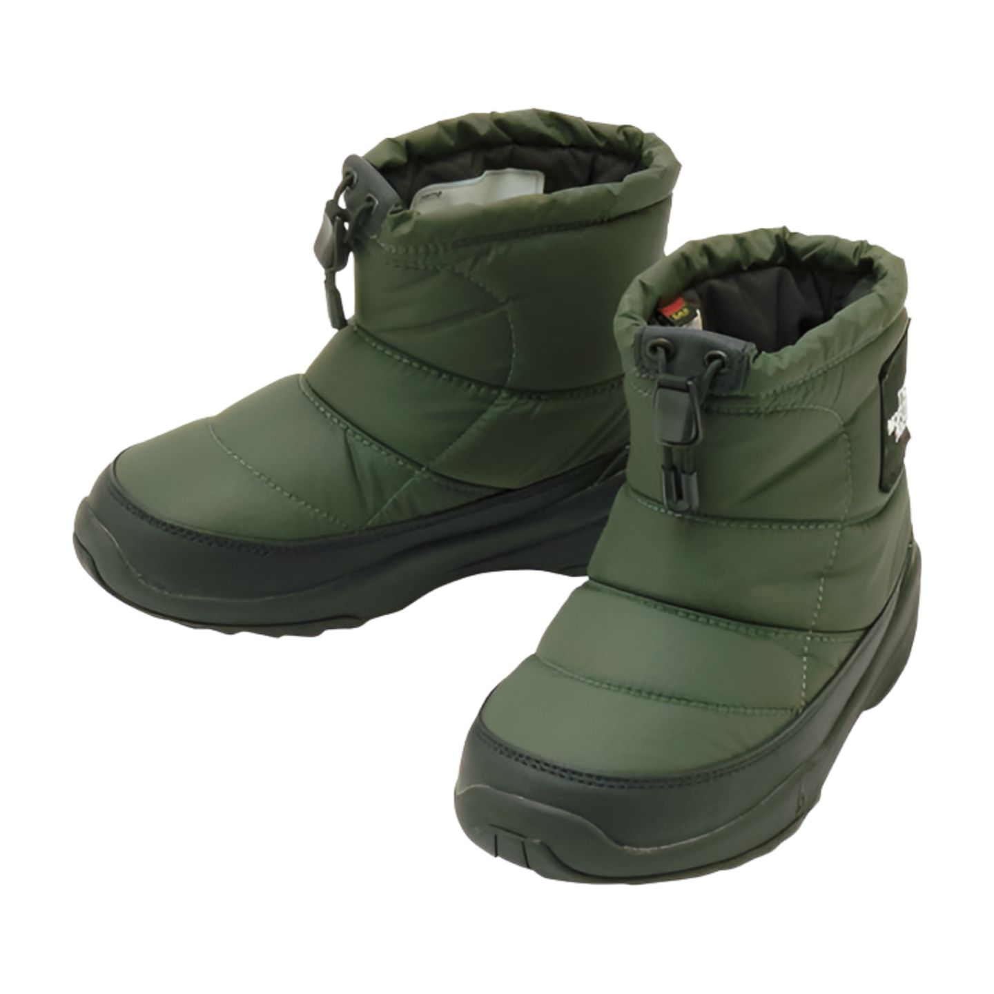 THE NORTH FACE ノースフェイス ヌプシ ブーティ ロゴ ショート キッズ 保温 防水 撥水 スノーブーツ ウィンターブーツ アルパイン×TNFブラック