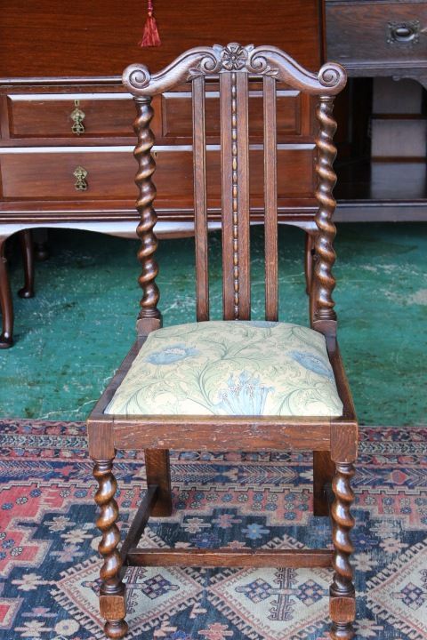 在庫一掃 イギリス アンティーク家具 ダイニングチェア アンティークチェア ツイストレッグ 椅子 チェア 英国製 mh-1218-2