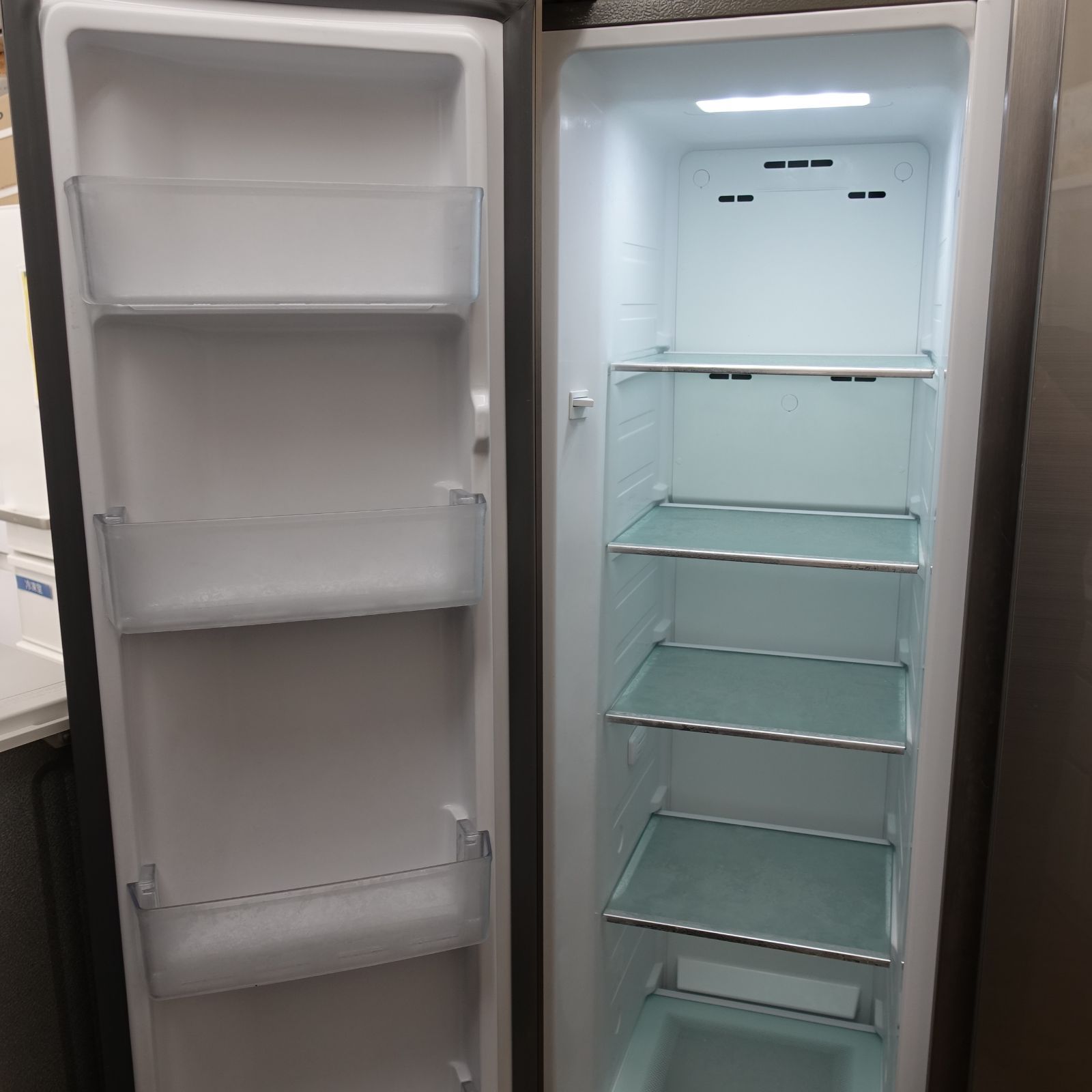 本州限定送料込み！449L BIG 2ドア冷蔵庫 AQUA AQR-SBS45J 2020年製 