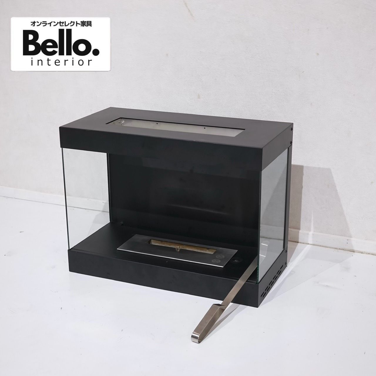 LOVINFLAME ラビンフレーム ヴェントフリー 暖炉 バイオエタノール暖炉 暖房器具 床置き型 自立式 インテリア ブラック モダン ミニマル ホテルライク