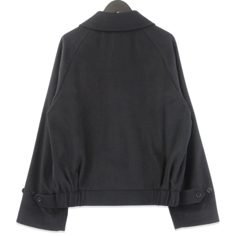 MARKAWARE マーカウェア カシミヤ ショートジャケット A25F24BL01C 品 25AW ブルゾン ブラック 黒 2 70017212