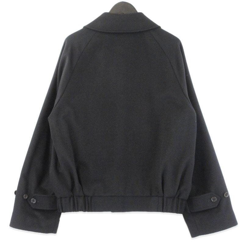 MARKAWARE マーカウェア カシミヤ ショートジャケット A25F24BL01C 品 25AW ブルゾン ブラック 黒 2 70017213