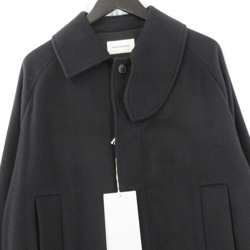 MARKAWARE マーカウェア カシミヤ ショートジャケット A25F24BL01C 品 25AW ブルゾン ブラック 黒 2 70017212 KANDAIZUMI_COM