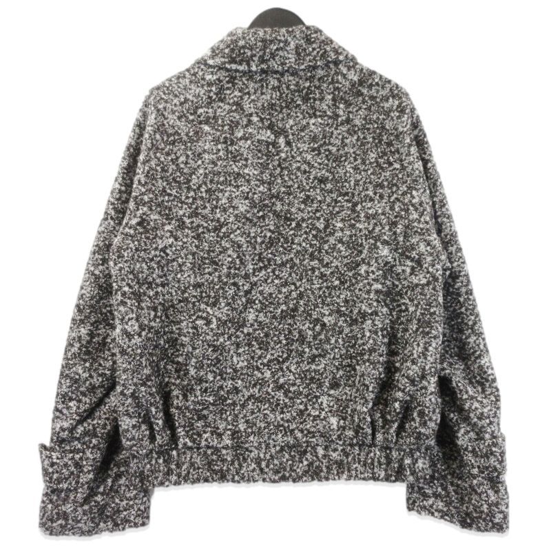 MARKAWARE マーカウェア アルパカ フライングマン ジャケット A25C19BL01C 25AW FLYING ブラック ホワイト 2 70017217