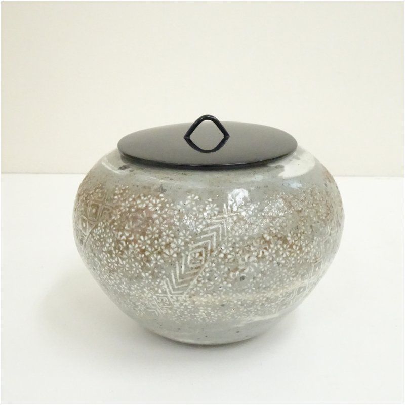 久岡冬彦造 象嵌水指 共箱 水指し 茶道 茶道具 おしゃれ 水差し 抹茶 インテリア 茶器 水器 お茶 骨董 茶会