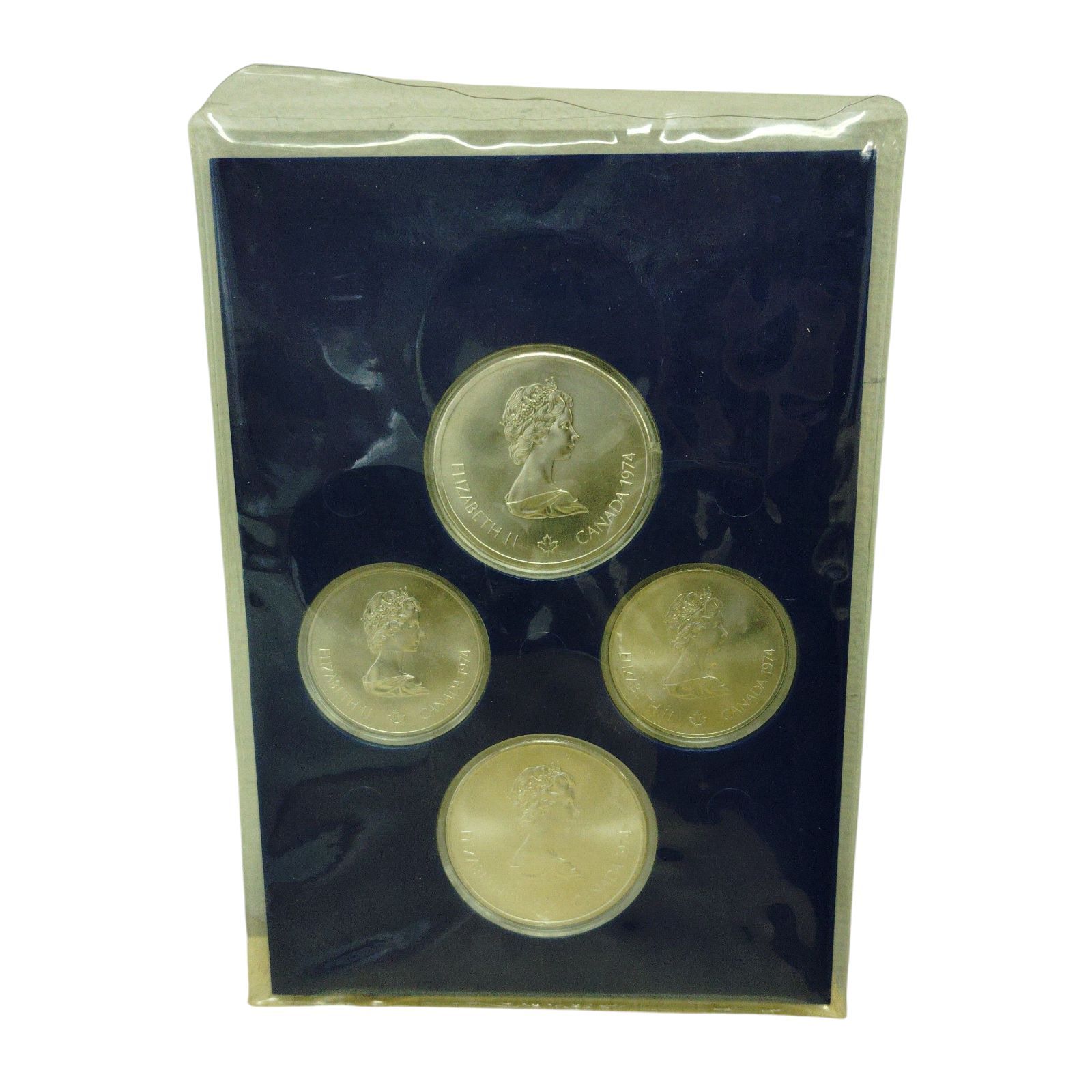 X11031 記念硬貨 モントリオールオリンピック 10ドルｘ2 ５ドルｘ2 IssueⅡ 記念硬貨 ５ドル 10ドル アンティーク オリンピック 1976