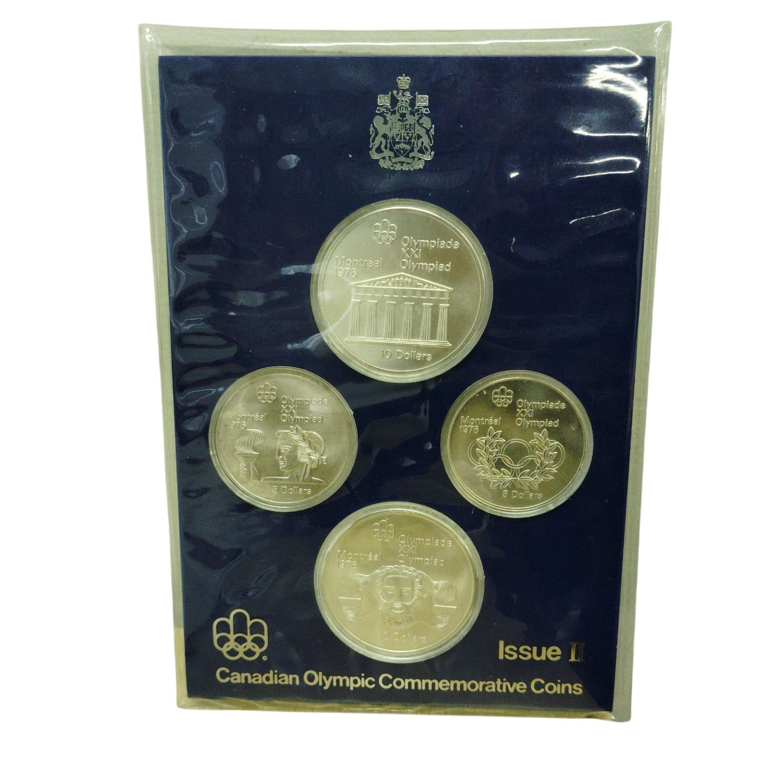 X11031 記念硬貨 モントリオールオリンピック 10ドルx2 5ドルx2