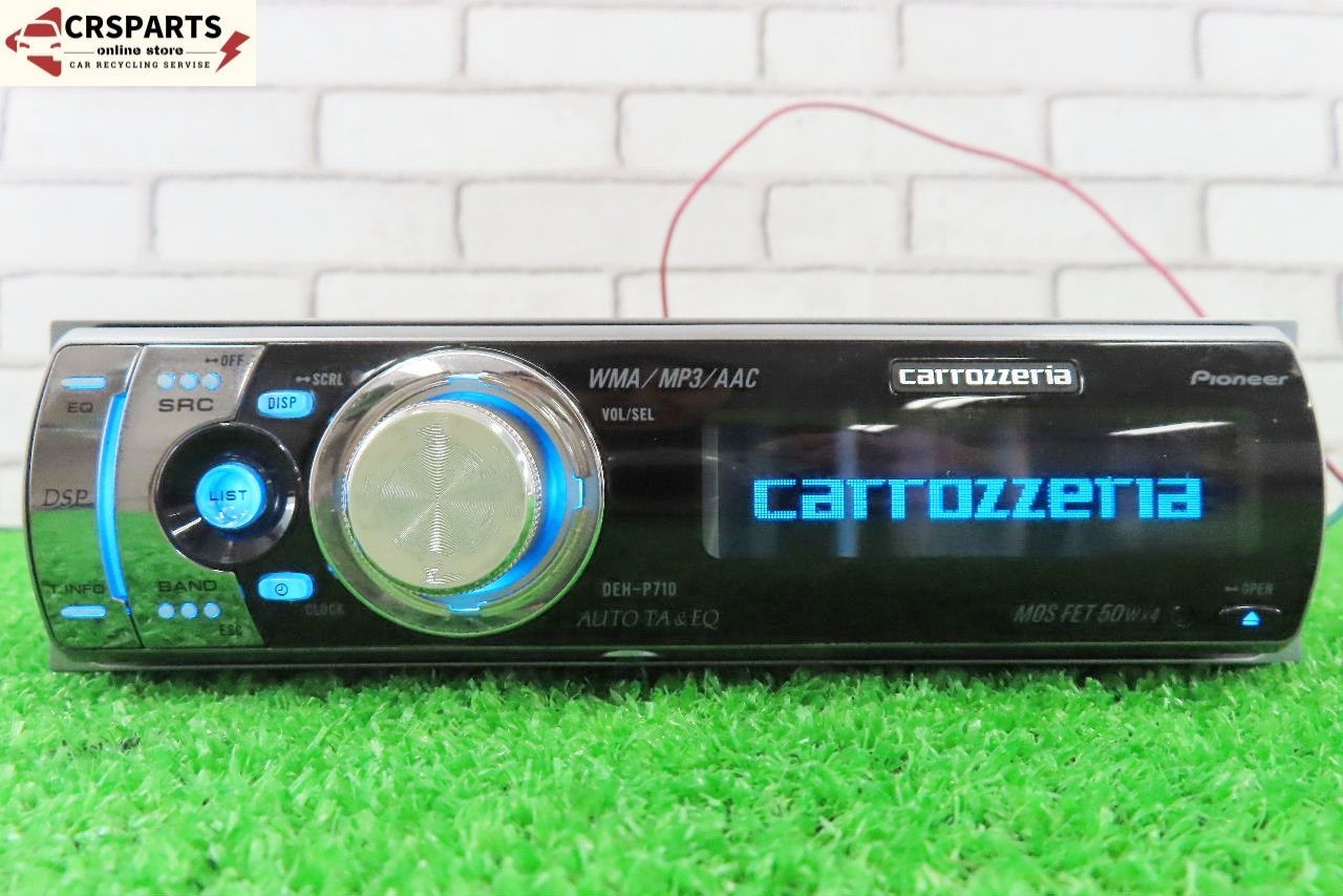 カロッツェリア DEH-P710 1DIN CD AUX ラジオ オーディオ デッキ 取外 H81W No 13878
