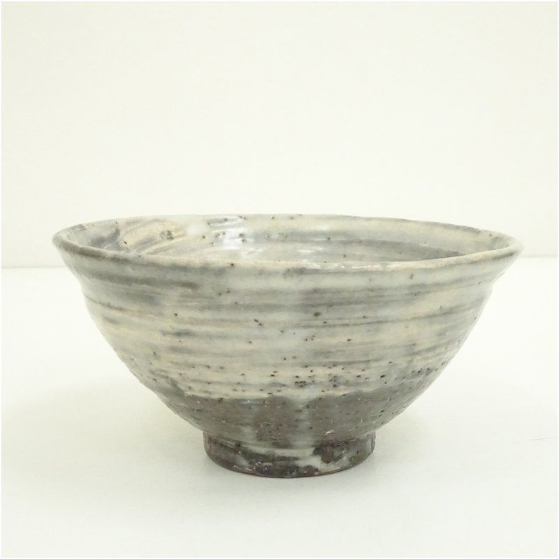 京焼 如拙庵 須田祥豊造 刷毛目茶碗 共箱 茶道 抹茶 おしゃれ 抹茶茶碗 抹茶碗 和食器 レトロ 茶器 骨董 茶わん 茶会 茶の湯 7月 夏