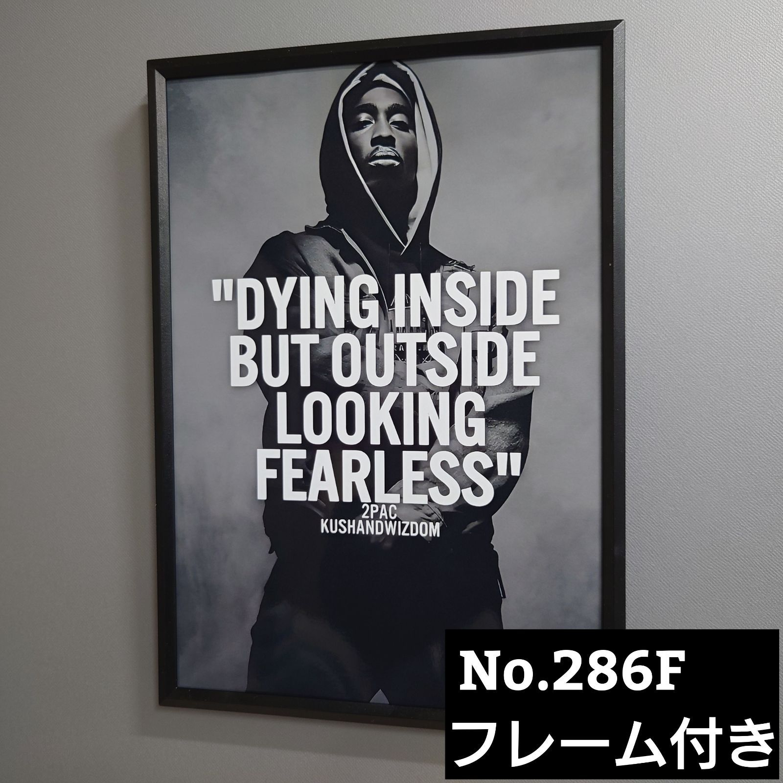 No.286F A4 2pac 2パック ポスター 写真 アート ヒップホップ