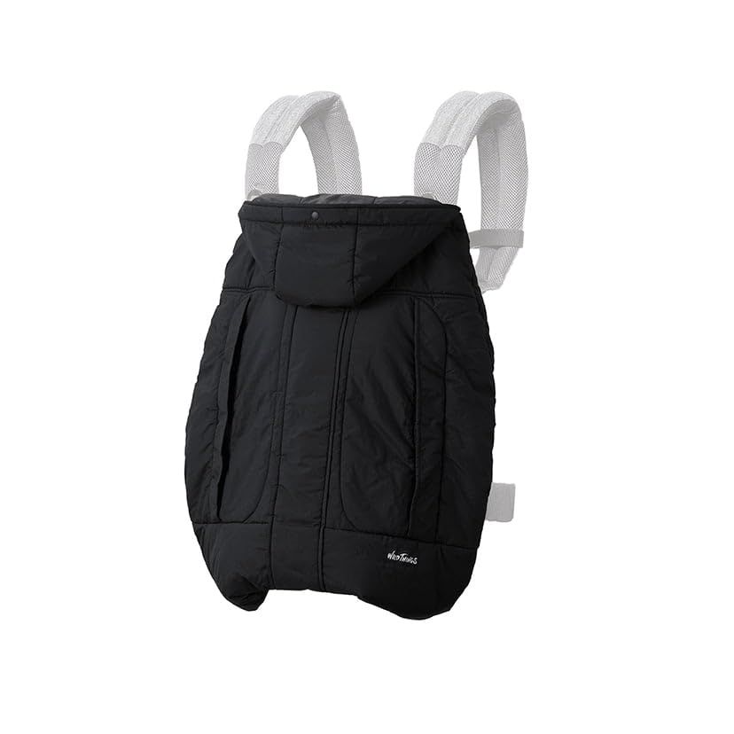 BabyHopper ベビーホッパー WildThingsモンスターパーカー防寒ケープ ブラック 抱っこひも ベビーカー 撥水 カバー コンパクト CKBH0100900