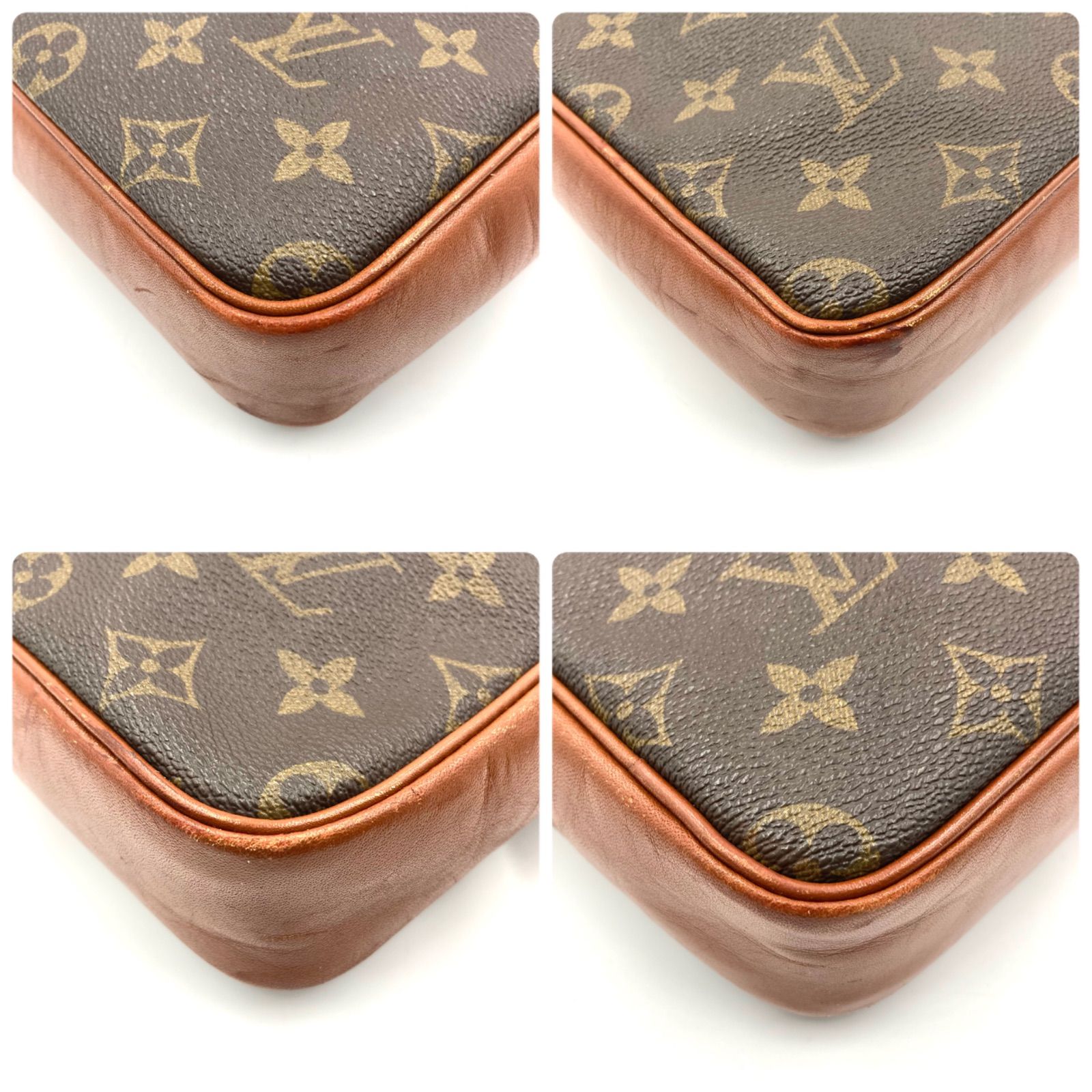 クラッチバッグ PVC×レザー