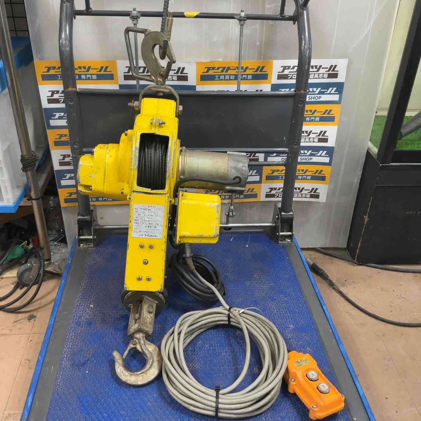 トーヨーコーケン TKK ベビーホイスト BH-400 電動ウインチ ワイヤー 草加店