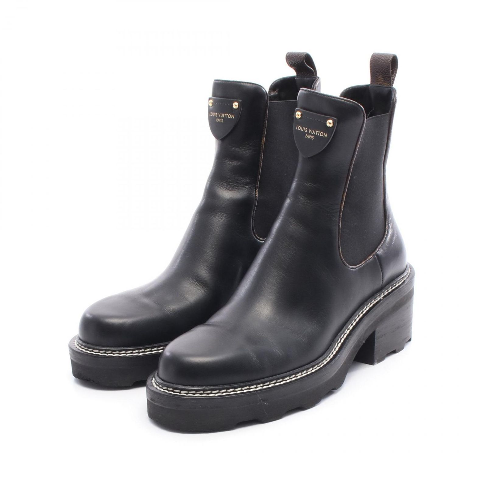 LOUIS VUITTON ルイ ヴィトン ボブールライン モノグラム ブーツ