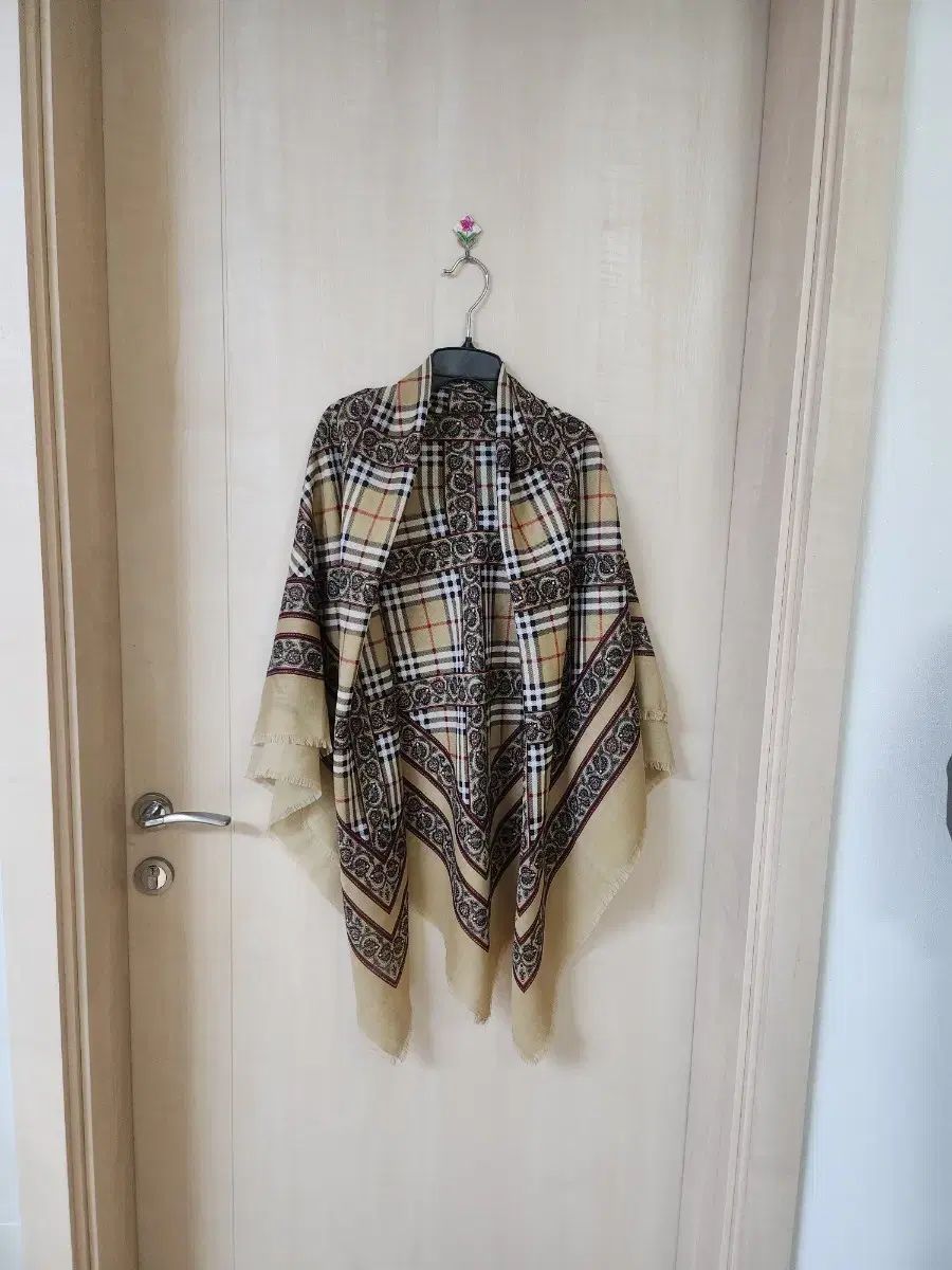 バーバリー チェック プリント スタシ ウール スカーフ