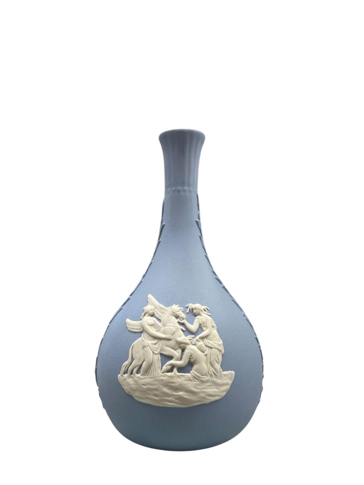 WEDGWOOD (ウェッジウッド) ジャスパーウェア 花瓶 一輪挿し ブルー