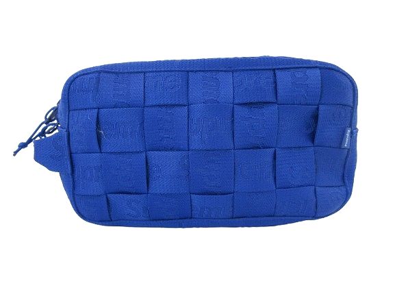 シュプリーム SUPREME SS24 ユーティリティ バッグ ハンド セカンド クラッチ ロゴ ワンポイント 総柄 ブルー AA QQQ