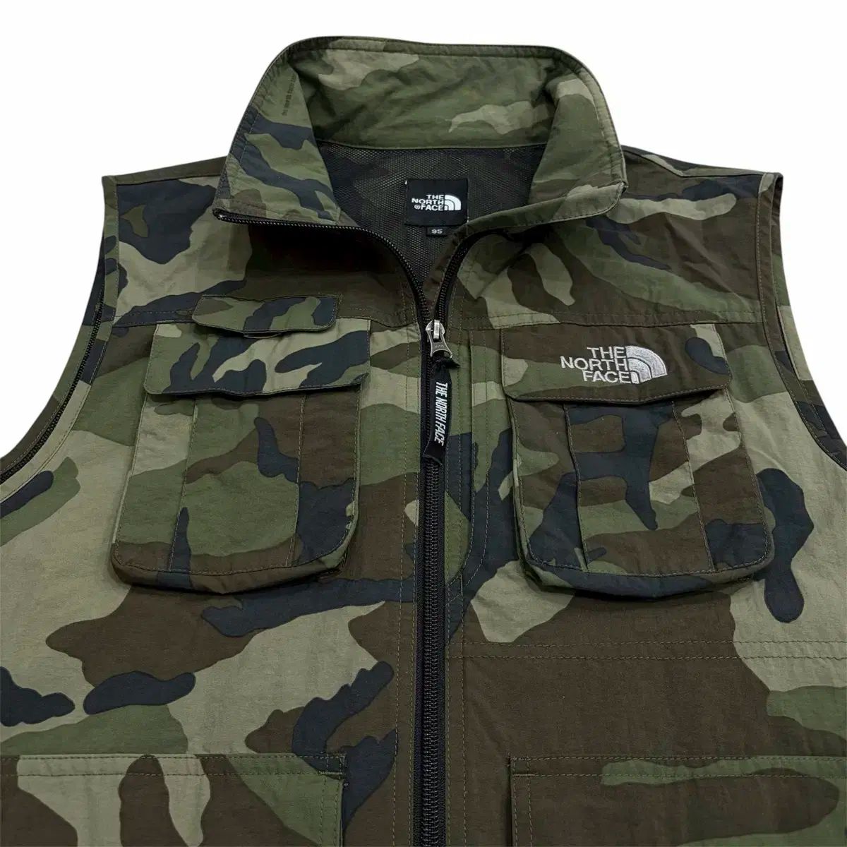 ノースフェイス カモフラージュ ミリタリー ウィンドブレーカー ベスト 95 m MERCADOAVALIA_COM_BR