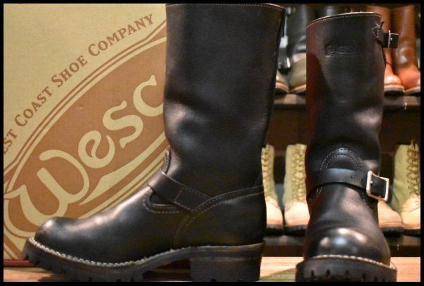 8D 11年 WESCO ウエスコ ボス 11インチハイト ビブラム100シングル ブラック エンジニア ブーツ HOPESMORE FJ291
