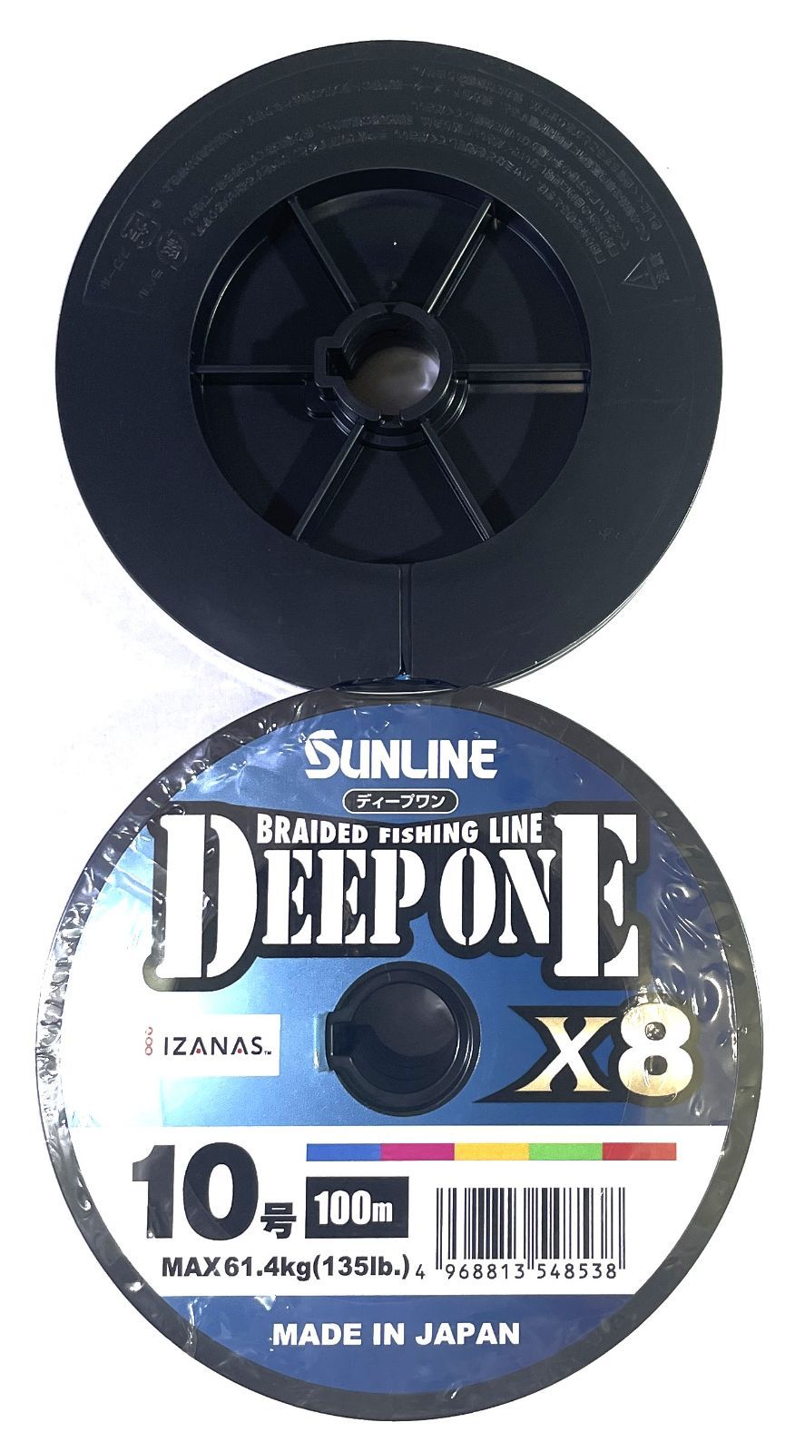 サンライン ディープワン X8 PEライン 300m 10号 8本撚りマルチカラー