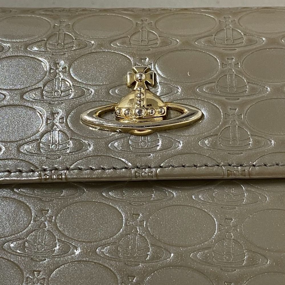 【新作✨️】柄付き Vivienne Westwood 3つ折り財布 エナメル 新作✨️】柄付き Vivienne Westwood 3つ折り財布 エナメル