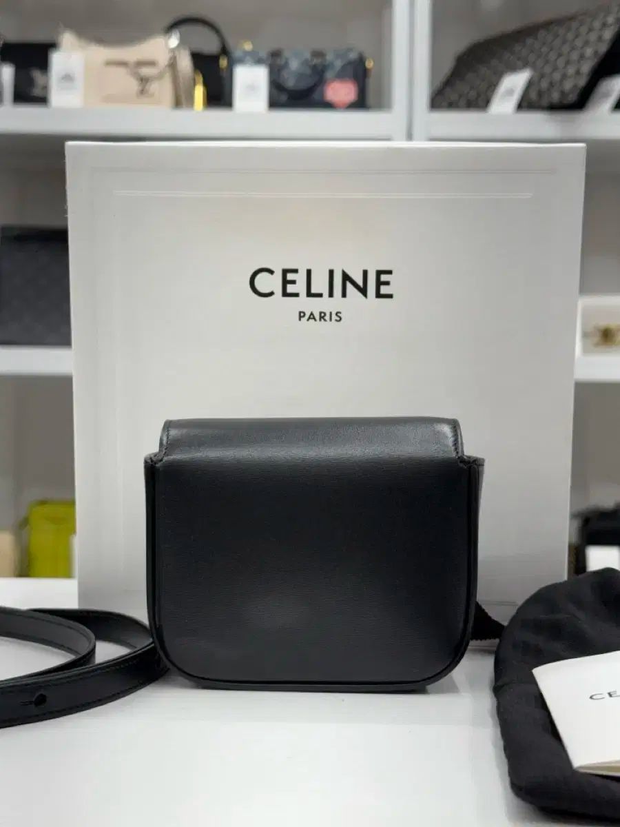 OS Celine セリーヌ カーフスキン ミニ クロスバック