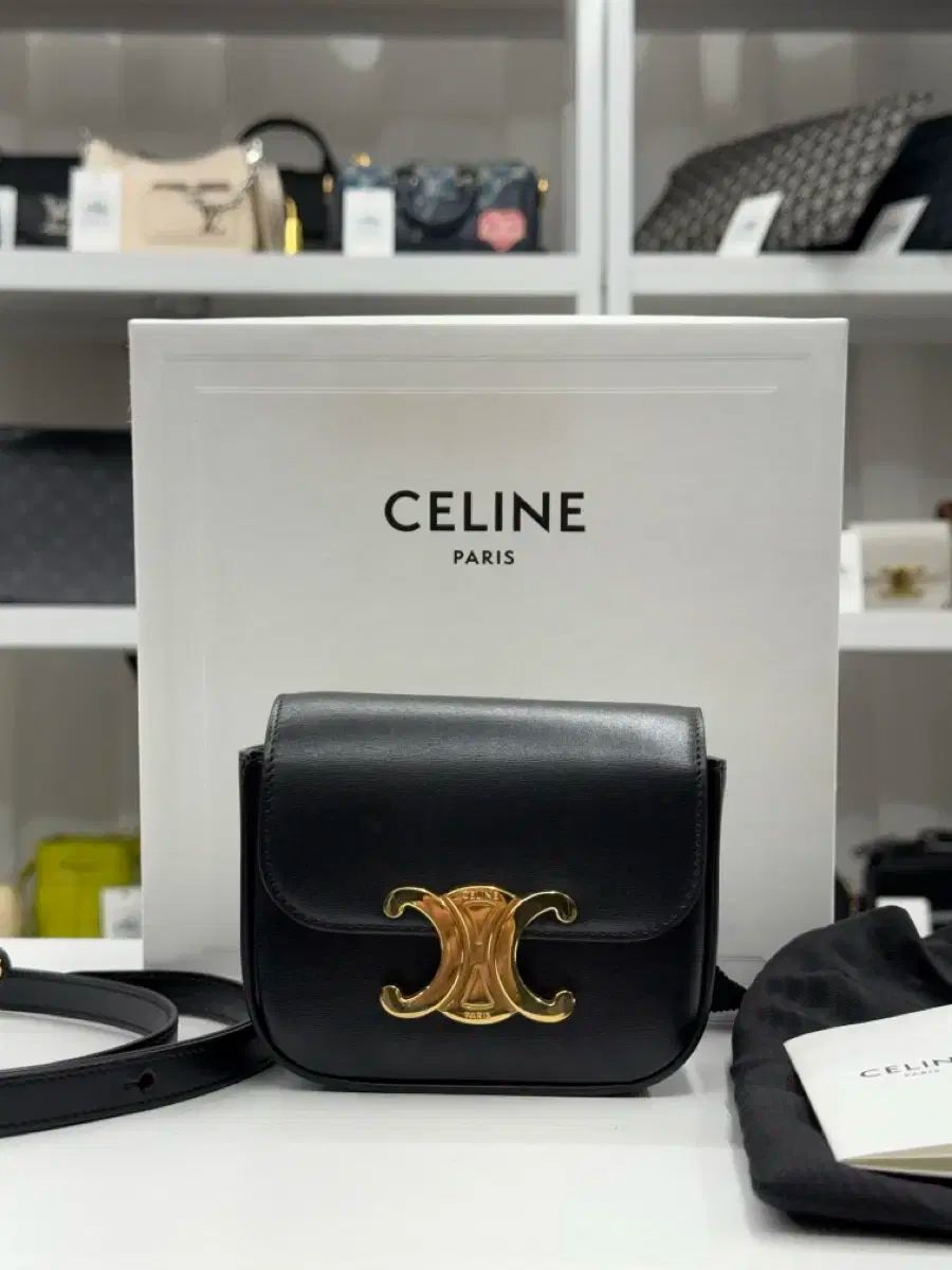 OS Celine セリーヌ カーフスキン ミニ クロスバック