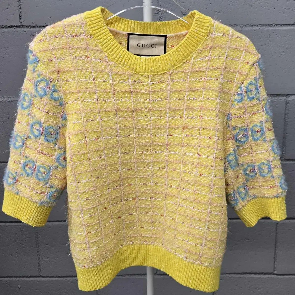 レディースL Mサイズ GUCCI グッチ ジャカード ニット セットアップ