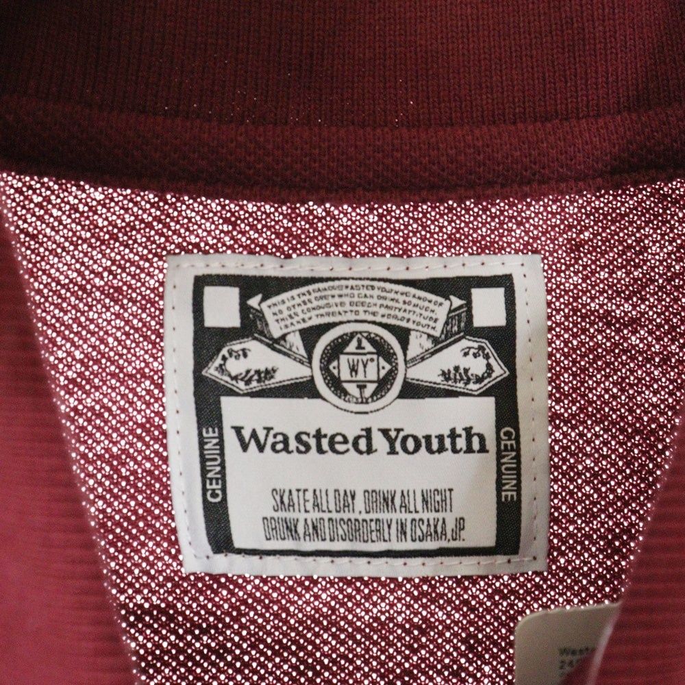 WASTED YOUTH (ウェイステッドユース) 24SS Big Polo 購入 Shirt ロゴ