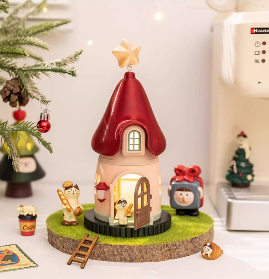 愛癒し小夜灯置物玄関キャビネットブース子ども部屋ブラインドボックス造景クリスマスの雰囲気プレゼント NEXPOTALLINN_EU