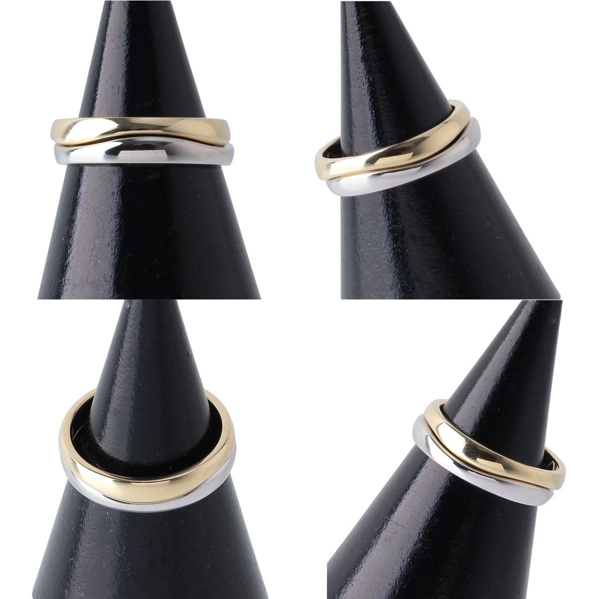 カルティエ ラブミー リング 幅5.1mm 54 750YG WG 仕上げ済 Cartier 24028