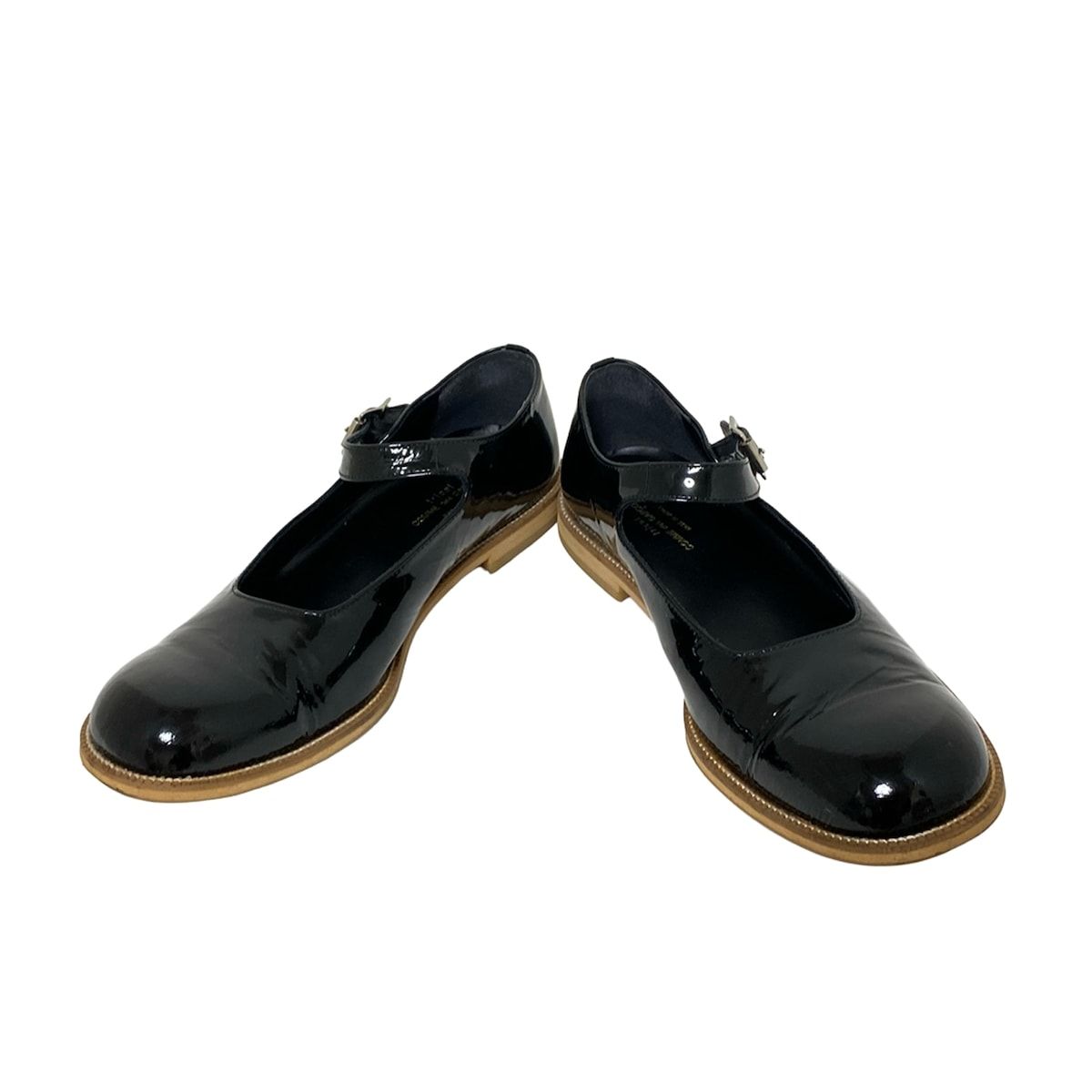 tricot COMMEdesGARCONS トリココムデギャルソン シューズ 23 レディース - 黒 アウトソール張替済 レザー