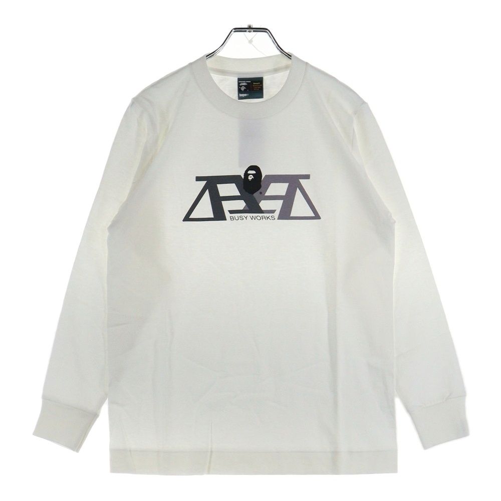A BATHING APE (アベイシングエイプ) 90s BUSY WORKS ロゴプリント L