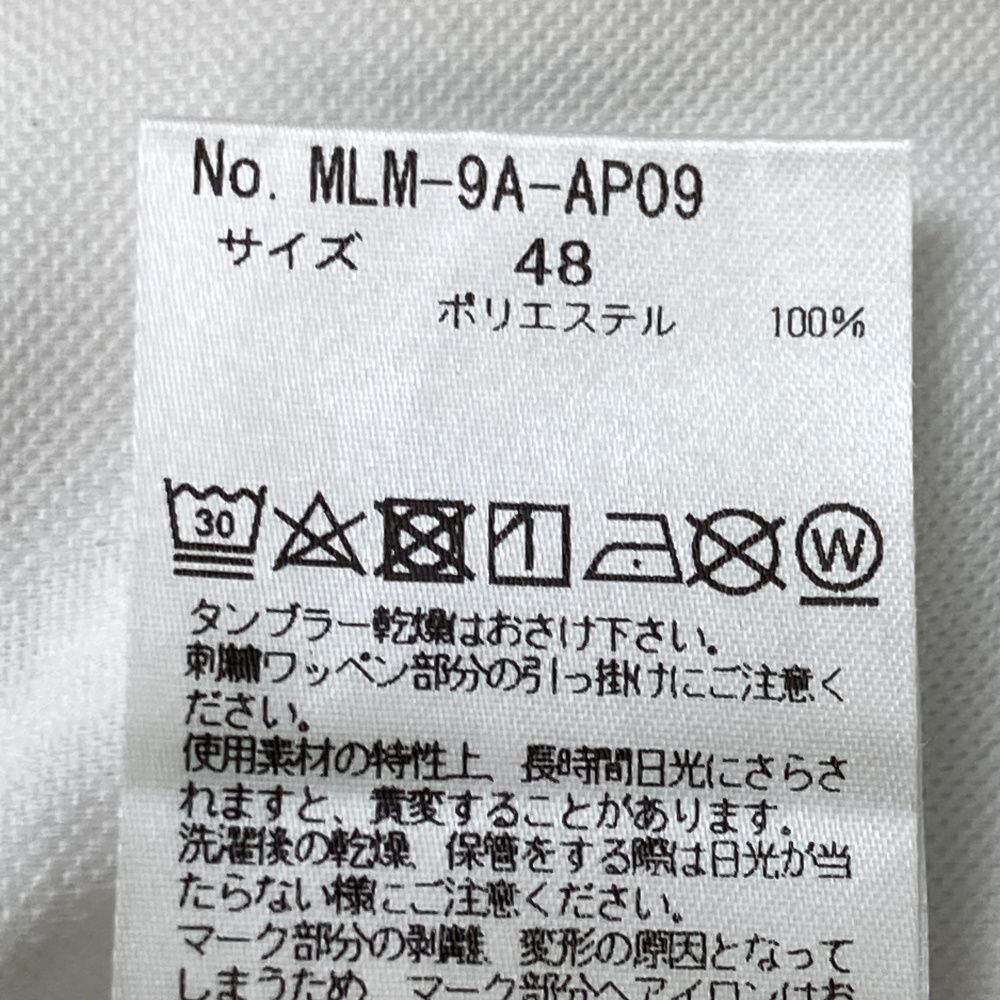 サイズ 48 MARK-LONA マークアンドロナ LEON別注 MLM-9A-AP09 半袖ポロシャツ ジャガードロゴGARA ホワイト系 240101543478 ゴルフウェア メンズ ストスト LLC-HASEGAWATOSO_COM